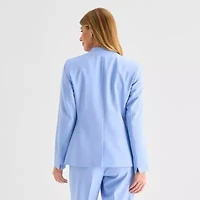 Black Label by Evan-Picone Womens Petite Classic Fit Suit Jacket