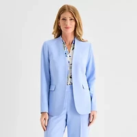 Black Label by Evan-Picone Womens Petite Classic Fit Suit Jacket