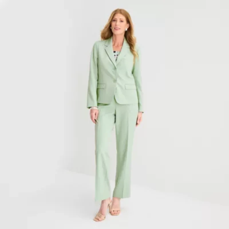 Black Label by Evan-Picone Womens Classic Fit Suit Jacket