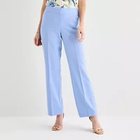 Black Label by Evan-Picone Womens Petite Straight Trouser