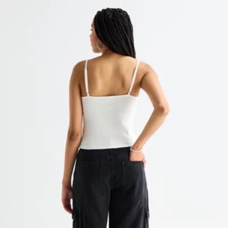 Forever 21 Womens Juniors Scoop Neck Sleeveless Camisole