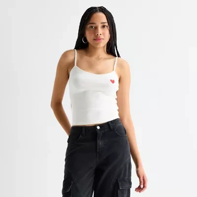 Forever 21 Womens Juniors Scoop Neck Sleeveless Camisole