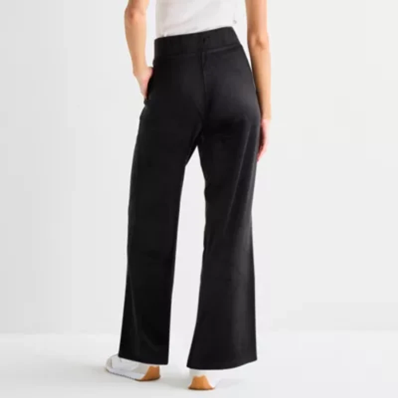 Juicy By Couture Womens Juniors Flare Mid Rise Track Pant