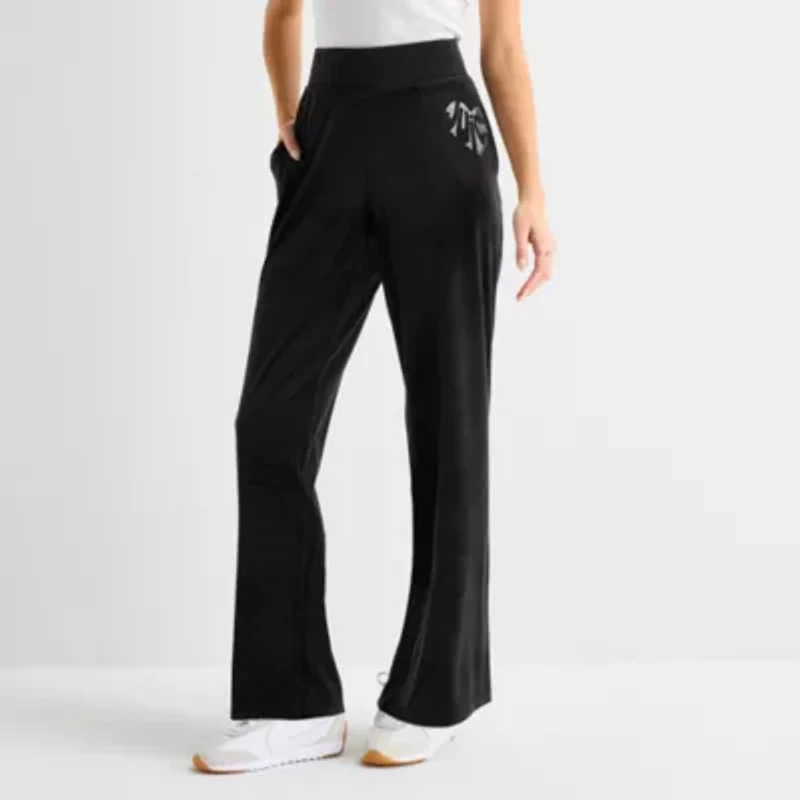 Juicy By Couture Womens Juniors Flare Mid Rise Track Pant