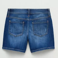 Thereabouts Little & Big Kid Girls Adaptive Adjustable Waist Easy-on + Easy-off Midi Short