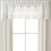 CHF Crochet Rod Pocket Tailored Valance