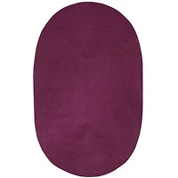 Better Trends Country Solid Braided Reversible Indoor Oval Area Rug