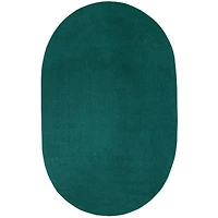 Better Trends Country Solid Braided Reversible Indoor Oval Area Rug
