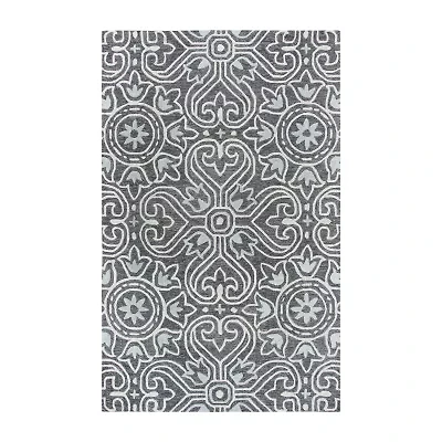 Rizzy Home Opulent Collection Maya Medallion Rectangular Rugs