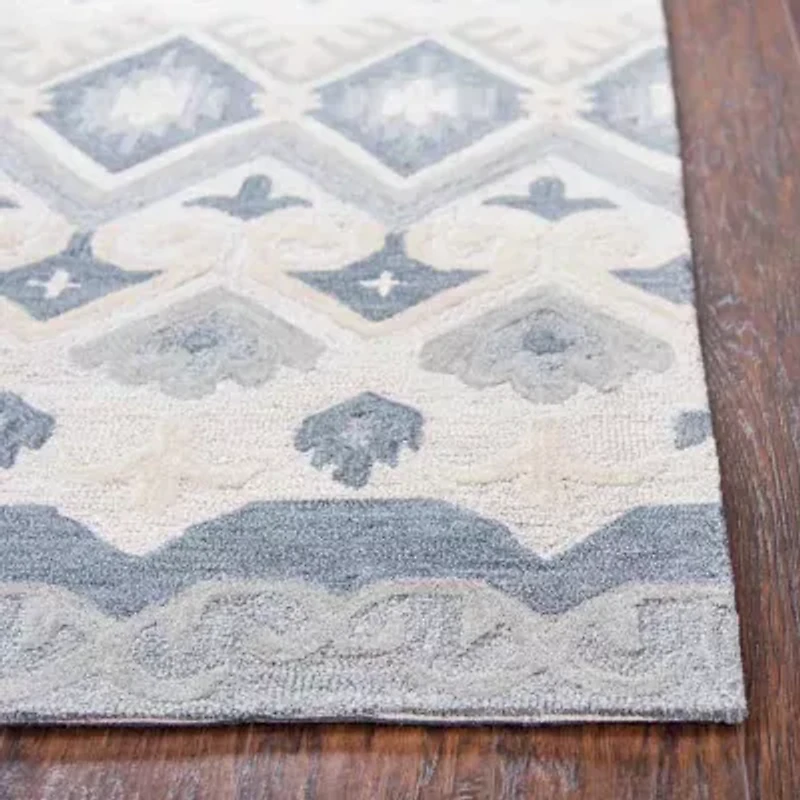 Rizzy Home Resonant Collection Lena Geometric Rectangular Rugs