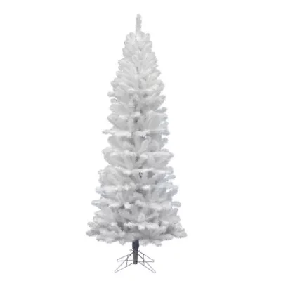 8.5' White Salem Pencil Pine Artificial Christmas Tree