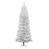 8.5' White Salem Pencil Pine Artificial Christmas Tree