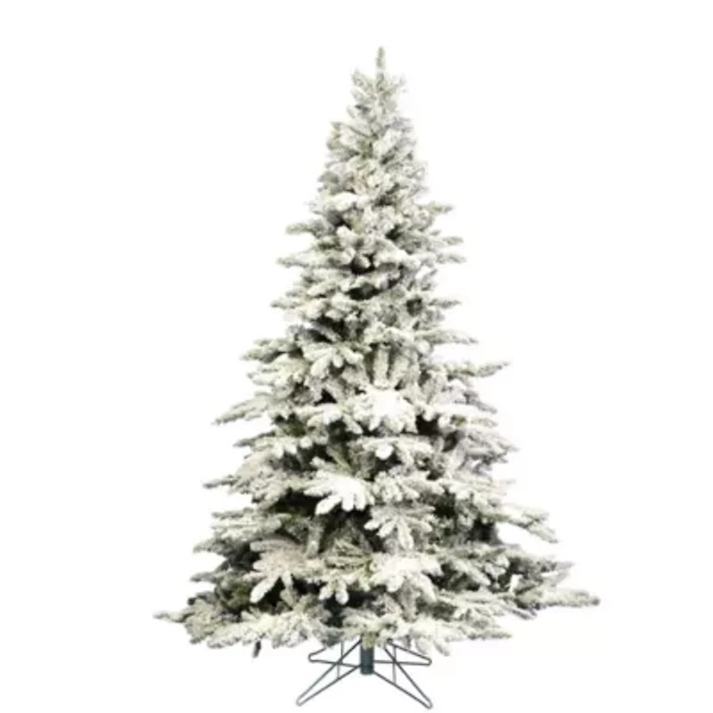 Vickerman 6 1/2 Foot Flocked Christmas Tree
