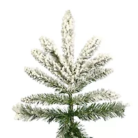 Vickerman 6 1/2 Foot Flocked Christmas Tree
