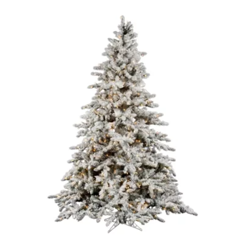 Vickerman 6 1/2 Foot Flocked Christmas Tree