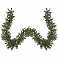 9' x 10'' Snow Mountain Pine Artificial Christmas Garland - Unlit