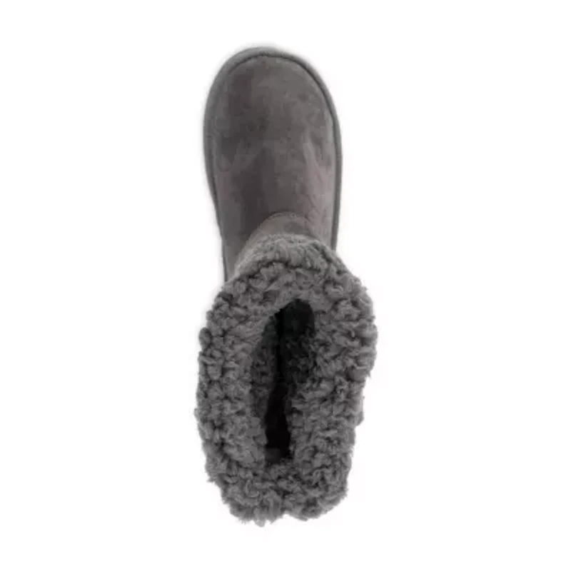 Muk Luks Womens Alyx Flat Heel Booties