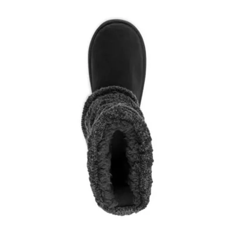 Muk Luks Womens Laurel Flat Heel Booties