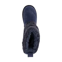 Muk Luks Womens Laurel Flat Heel Booties