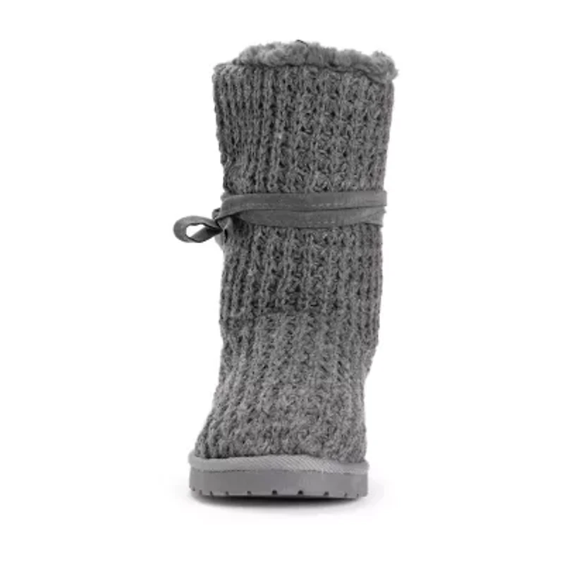 Muk Luks Womens Clementine Flat Heel Dress Boots