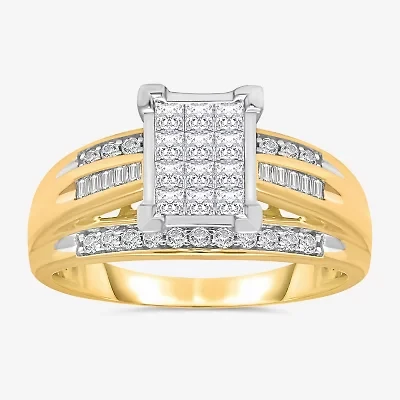 1/2 CT.T.W. Natural Diamond Bridal Ring 10K or 14K Gold