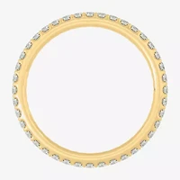 Womens 2MM 1/ CT. T.W. Natural White Diamond 14K Gold Eternity Wedding Band