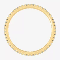 Womens 2MM 1/4 CT. T.W. Natural White Diamond 14K Gold Eternity Wedding Band