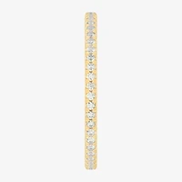 Womens 2MM 1/4 CT. T.W. Natural White Diamond 14K Gold Eternity Wedding Band