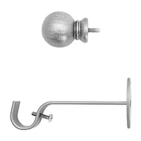 Elrene Home Fashions Farmhouse Ball 3/4 Adjustable Curtain Rod