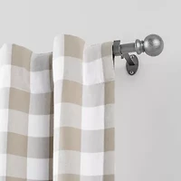 Elrene Home Fashions Farmhouse Ball 3/4 Adjustable Curtain Rod