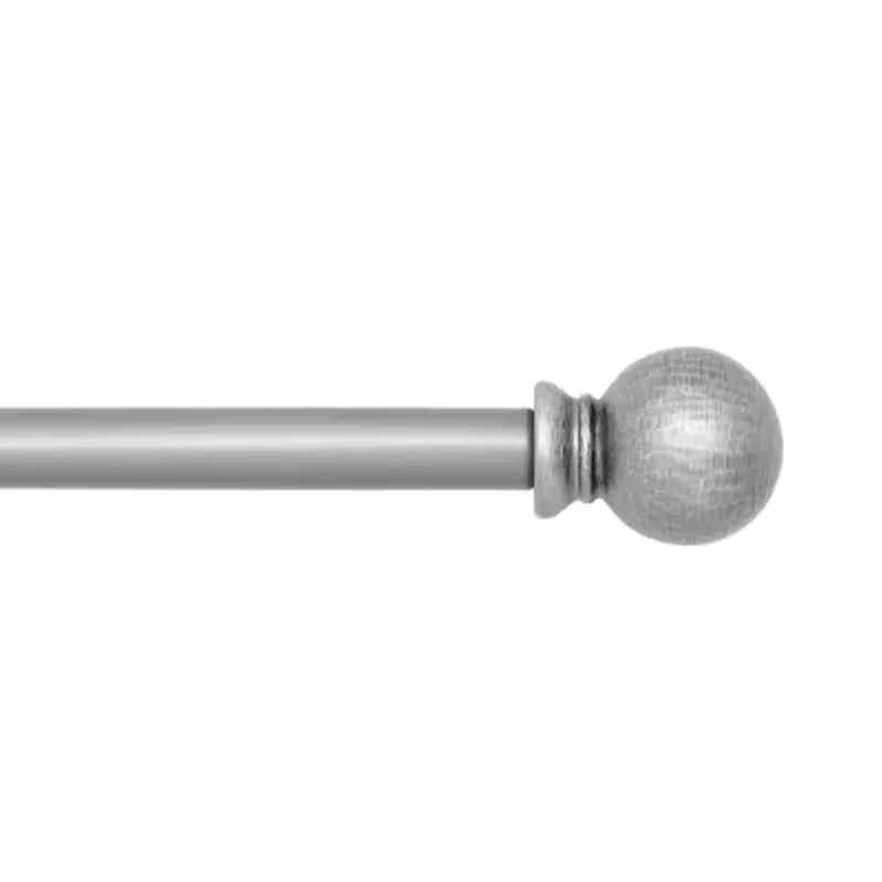 Elrene Home Fashions Farmhouse Ball 3/4 Adjustable Curtain Rod