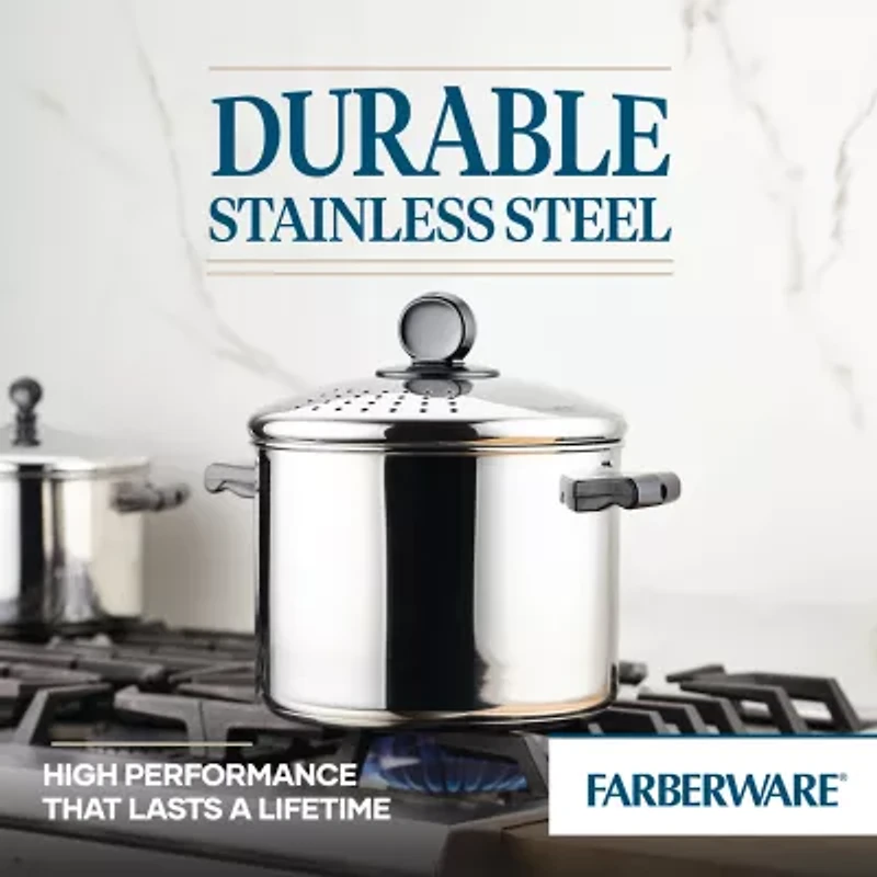 Farberware Classic Series 8-qt. Straining Stockpot with Lid