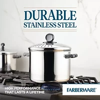Farberware Classic Series 8-qt. Straining Stockpot with Lid