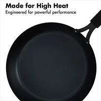 OXO Black Steel 12" Frying Pan with Silicone Sleeve