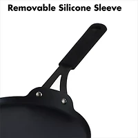 OXO Black Steel 10" Crepe Pan with Silicone Sleeve