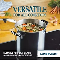 Farberware® Classic Series 11-qt. Stainless Steel Stock Pot with Lid