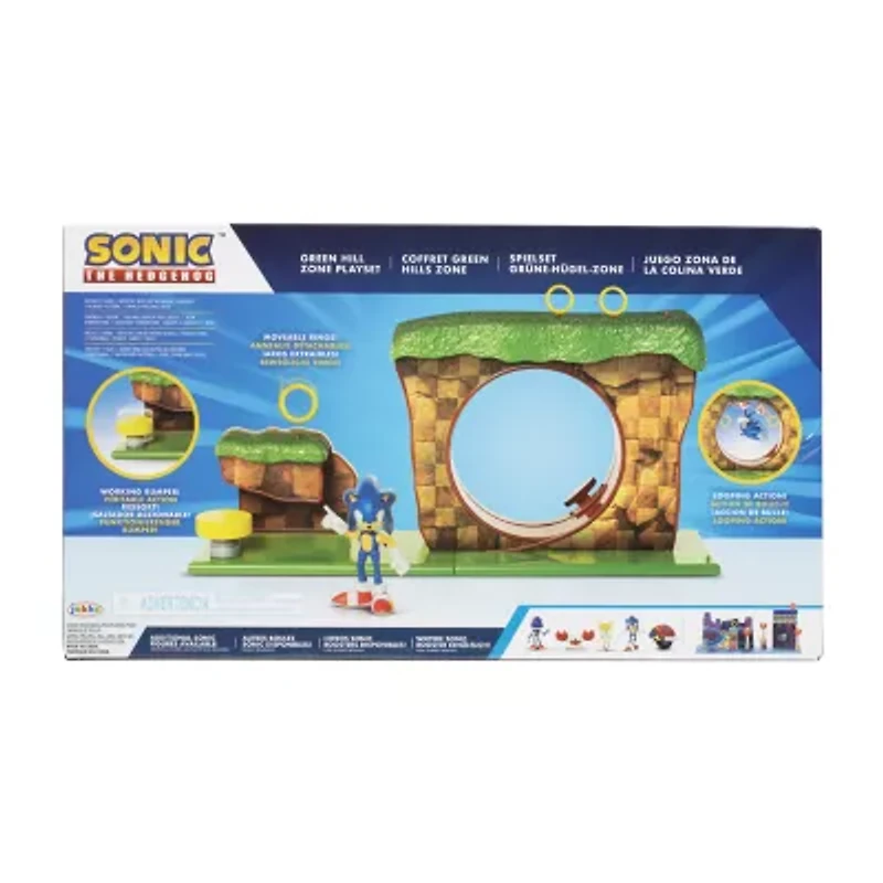 Sonic 2.5" Figure Diorama Set Toy Tool