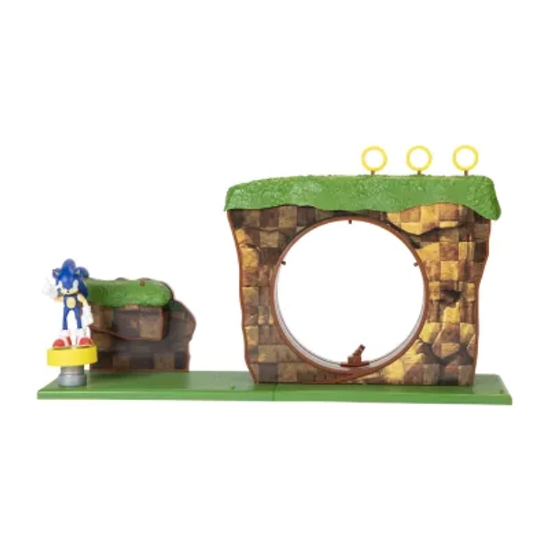 Sonic 2.5" Figure Diorama Set Toy Tool