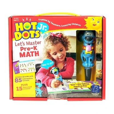 Educational Insights Hot Dotsã‚Â® Jr. Let'S Master Pre-K Math Set With Ace Pen