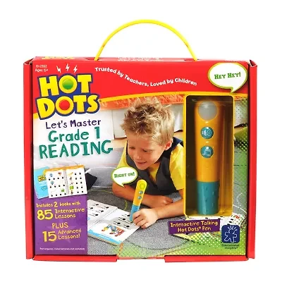 Educational Insights Hot Dotsãƒâ‚Ã‚Â® Jr. Let'S Master Grade 1 Reading Set With Hot Dots Pen