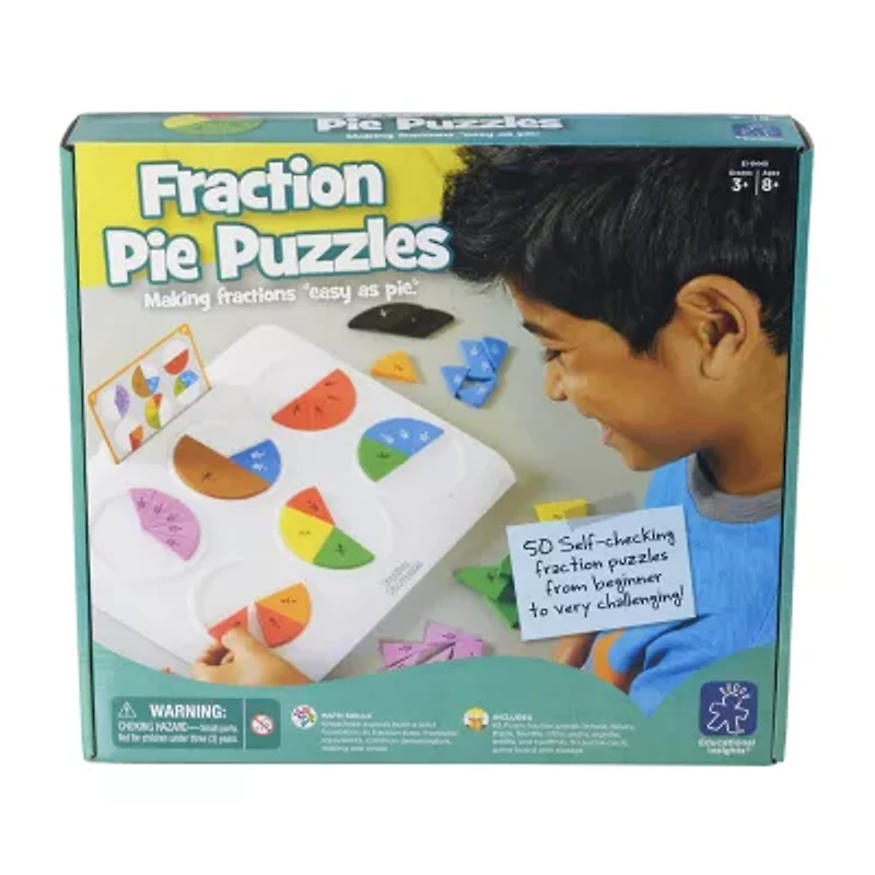 Educational Insights Fraction Pie Puzzles
