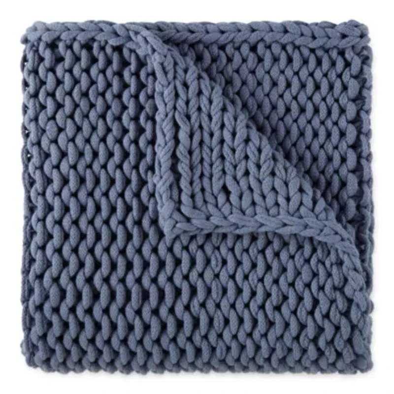 Linden Street Chunky Knit Throw