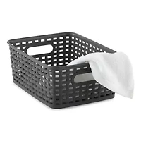 Home Expressions Small Durable Plastic Weave Storage Bin