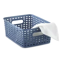 Home Expressions Small Durable Plastic Weave Storage Bin