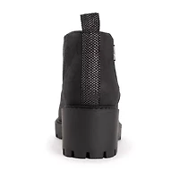 Muk Luks Womens Finley Francis Block Heel Dress Boots