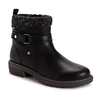 Muk Luks Womens Garland Gina Stacked Heel Dress Boots