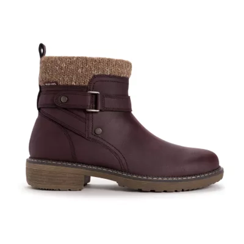 Muk Luks Womens Garland Gina Stacked Heel Dress Boots