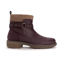 Muk Luks Womens Garland Gina Stacked Heel Dress Boots