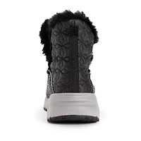 Muk Luks Womens Jasmine Jade Flat Heel Winter Boots