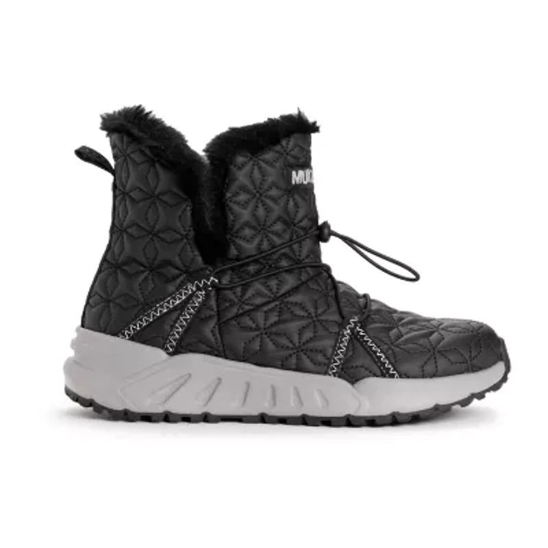 Muk Luks Womens Jasmine Jade Flat Heel Winter Boots